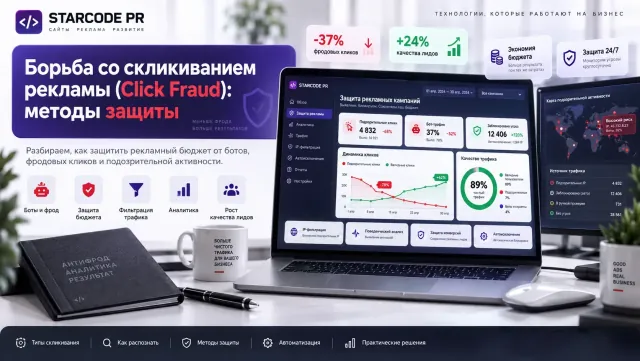 Combating ad click fraud (Click Fraud): protection methods