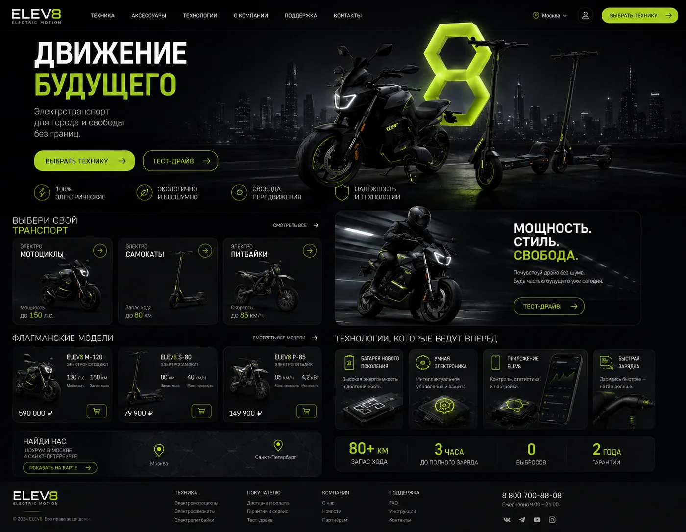 БРЕНД ELEV8 — десктоп